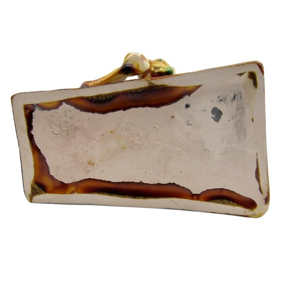 Vintage Tang Style Sancai Drip Glaze Ceramic Chinese War HORSE Figurine - Picture 10 of 10